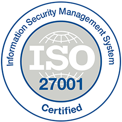 ISO/IEC Certified 270001:2013 Information Security Management System